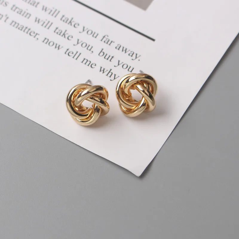 Tiny Metal Stud Earrings - TopTrendingCart.com