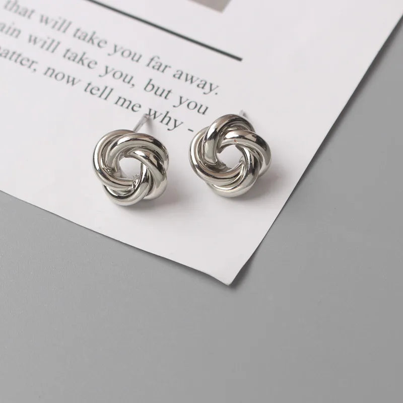 Tiny Metal Stud Earrings - TopTrendingCart.com