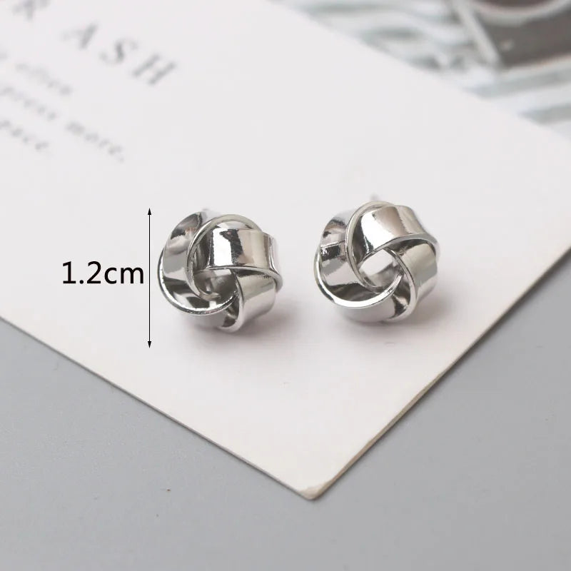 Tiny Metal Stud Earrings - TopTrendingCart.com