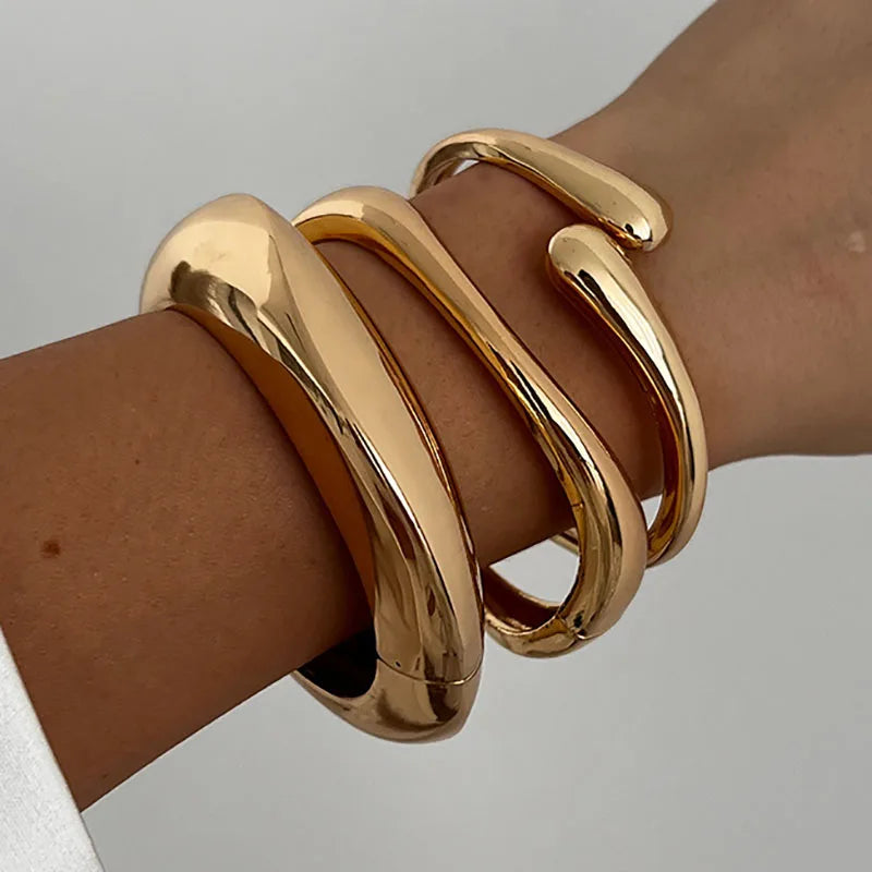 Vintage Hip Hop Metal Cuff Bangles - TopTrendingCart.com