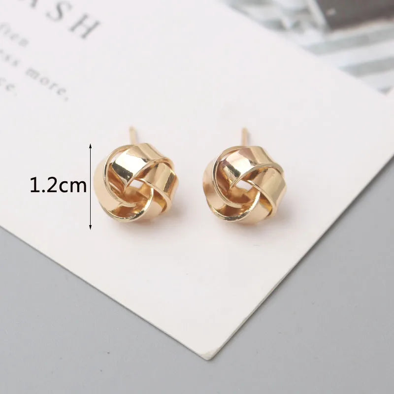 Tiny Metal Stud Earrings - TopTrendingCart.com