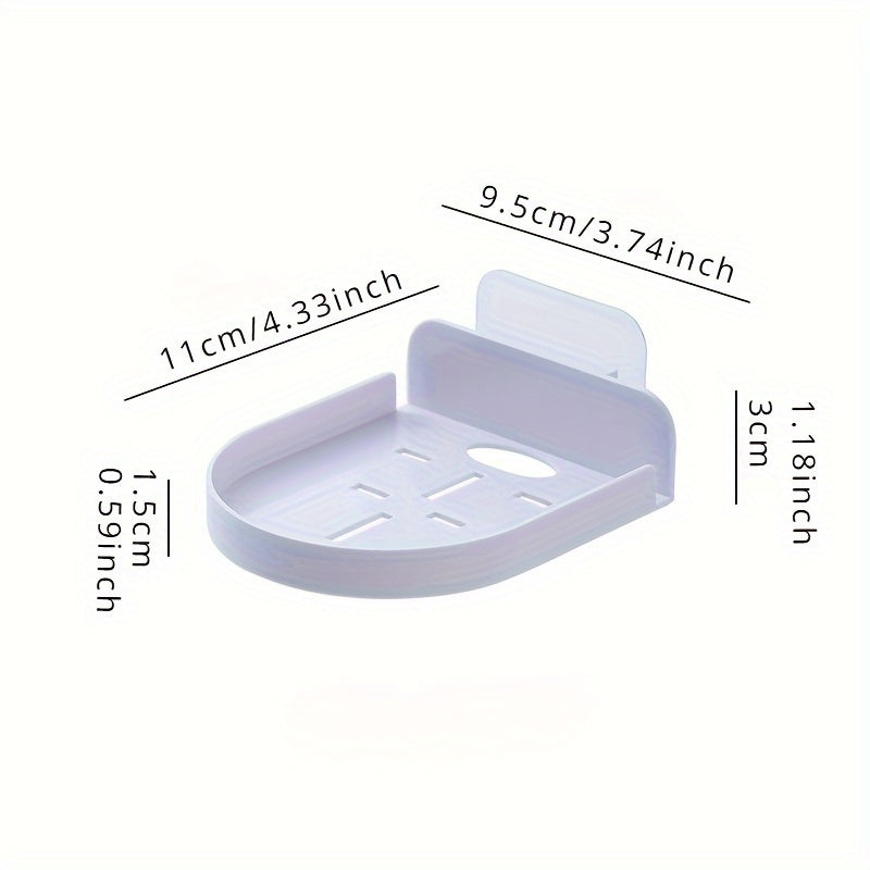 Wall Hanging Floating Shelf for Living Room Storage - Classic Style Plastic Holder for Routers, Cameras, Projectors - No-Drill Universal Mounting Tray for Home Organization - TopTrendingCart.com