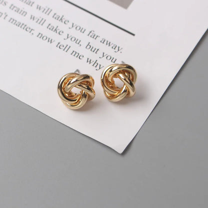 Tiny Metal Stud Earrings - TopTrendingCart.com
