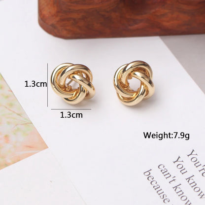 Tiny Metal Stud Earrings - TopTrendingCart.com