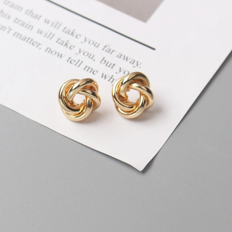 Metal Stud Earrings - Tiny Stud Earrings | TopTrendingCart