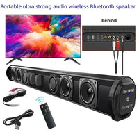 Portable Super Powerful Sound Bar Wireless Bluetooth Speaker Surround Stereo Home TV Sound Box Subwoofer FM Radio Caixa De Som