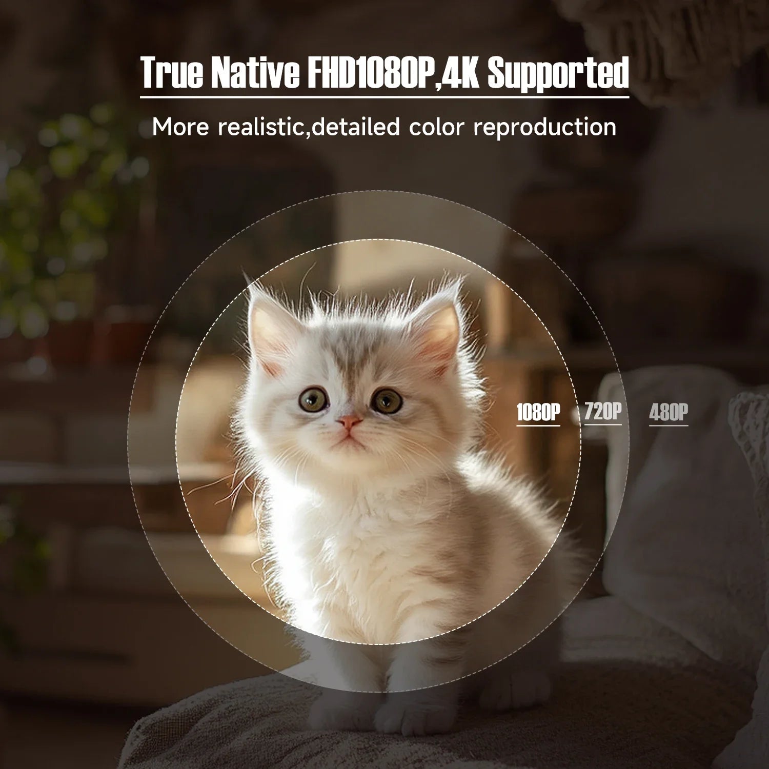 Portable 1080P Led Projector - TopTrendingCart.com
