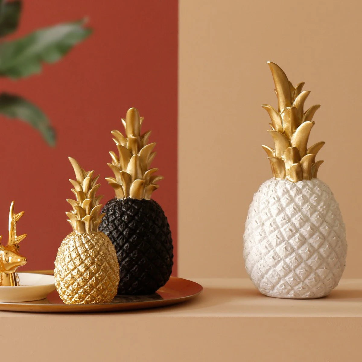 Creative Nordic Gold Pineapple Sculpture Ornament - TopTrendingCart.com