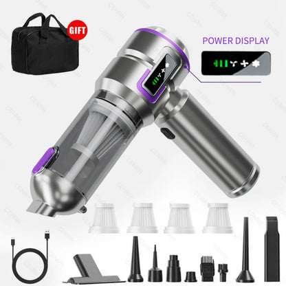 Mini Car Vacuum Cleaner 998000PA Cordless Powerful Portable Car Vacuum Cleaner for Home Handheld Blower Car Cleaner