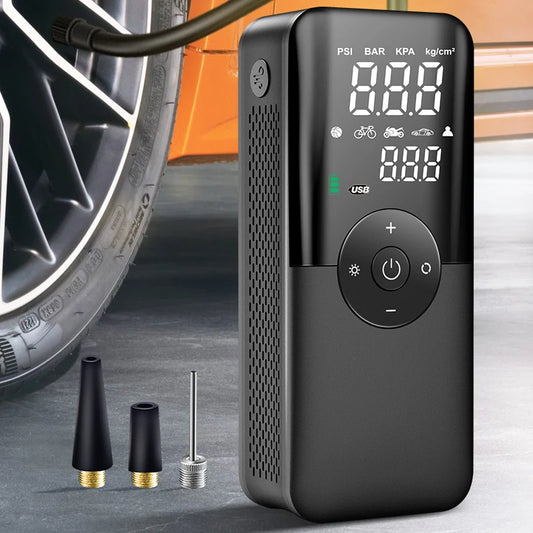 Digital Cordless Car Tyre Inflator - TopTrendingCart.com