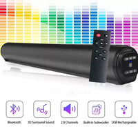 Portable Super Powerful Sound Bar Wireless Bluetooth Speaker Surround Stereo Home TV Sound Box Subwoofer FM Radio Caixa De Som