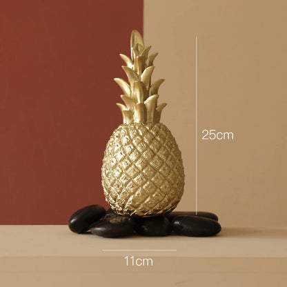 Creative Nordic Gold Pineapple Sculpture Ornament - TopTrendingCart.com