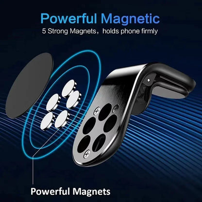 Magnetic Car Phone Holder Metal Stand - TopTrendingCart.com