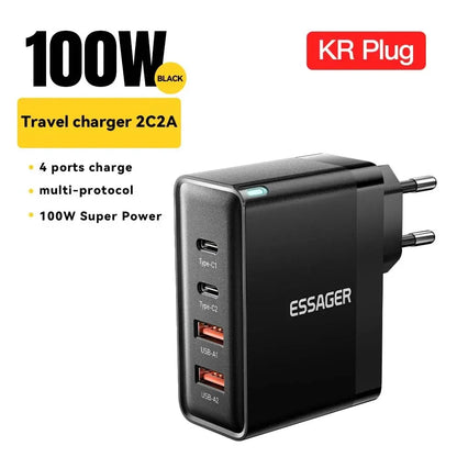 100W USB Type C Caricabatterie PD QC Quick Charger - TopTrendingCart.com