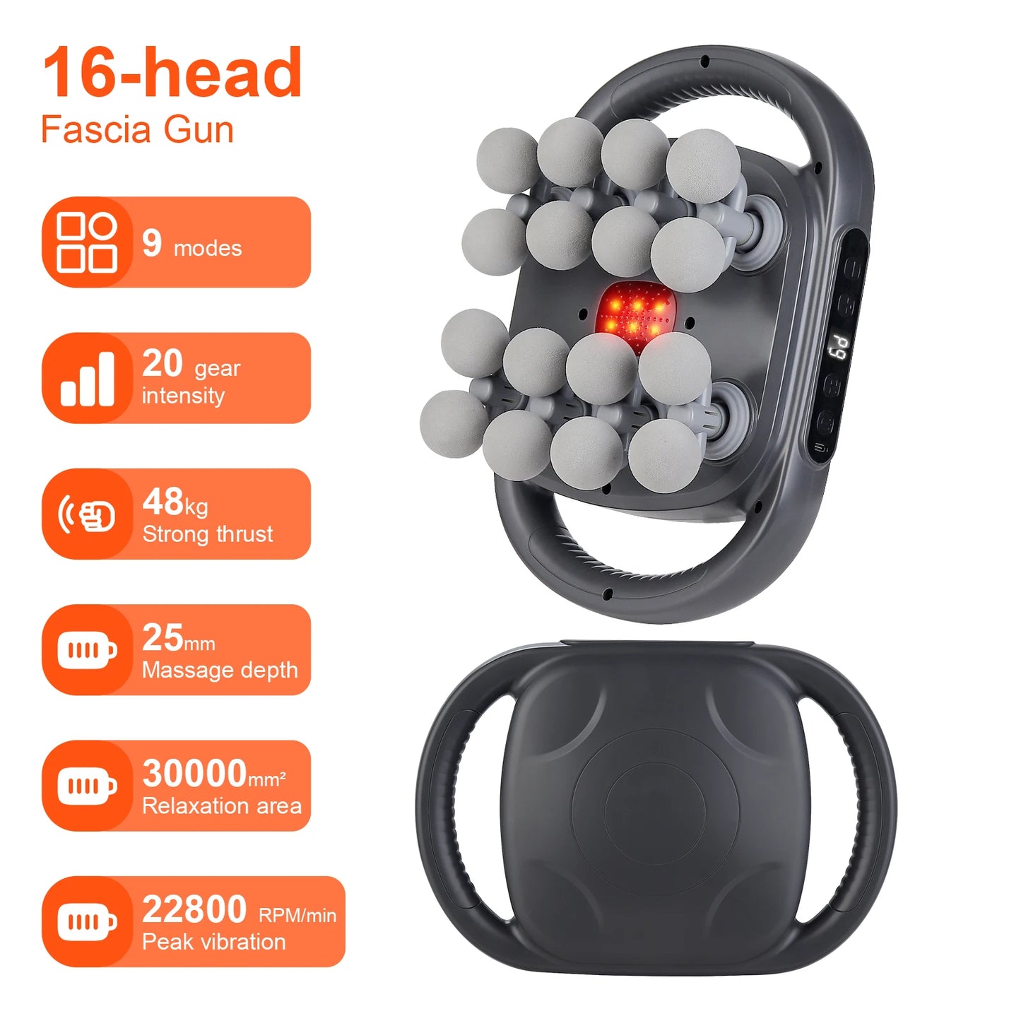 16 Head Deep Tissue Massager