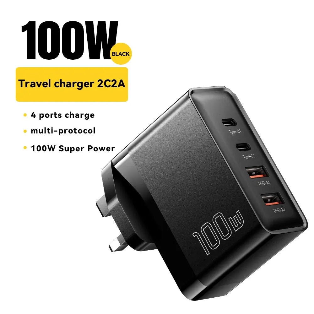 100W USB Type C Caricabatterie PD QC Quick Charger - TopTrendingCart.com