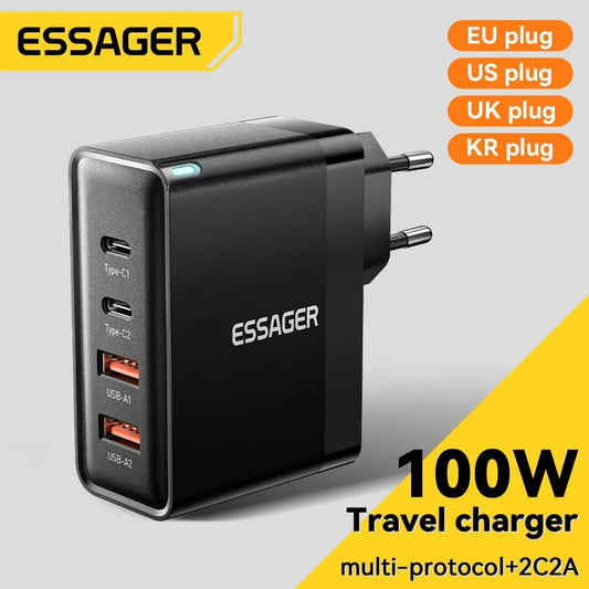 100W USB Type C Caricabatterie PD QC Quick Charger - TopTrendingCart.com