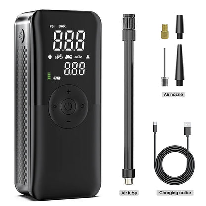 Digital Cordless Car Tyre Inflator - TopTrendingCart.com