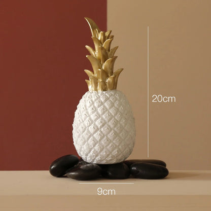 Creative Nordic Gold Pineapple Sculpture Ornament - TopTrendingCart.com