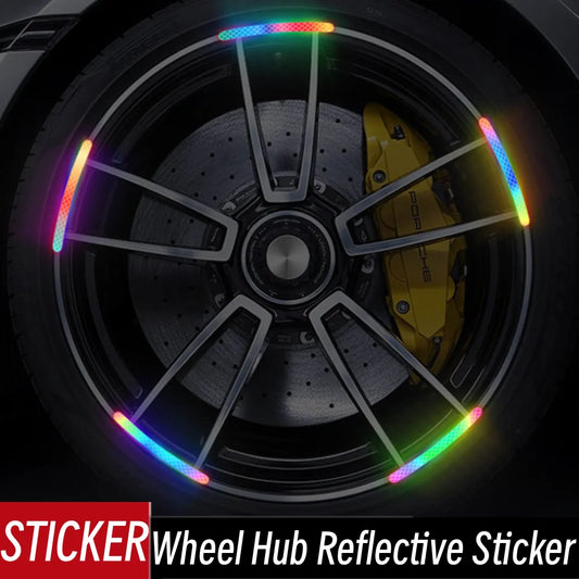 Car Universal Wheel Hub Reflective Stripes - TopTrendingCart.com
