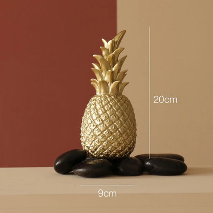 Creative Nordic Gold Pineapple Sculpture Ornament - TopTrendingCart.com