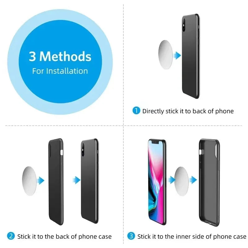 Magnetic Car Phone Holder Metal Stand - TopTrendingCart.com