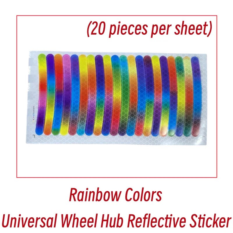 Car Universal Wheel Hub Reflective Stripes - TopTrendingCart.com