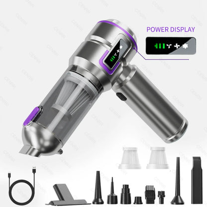 Mini Car Vacuum Cleaner 998000PA Cordless Powerful Portable Car Vacuum Cleaner for Home Handheld Blower Car Cleaner