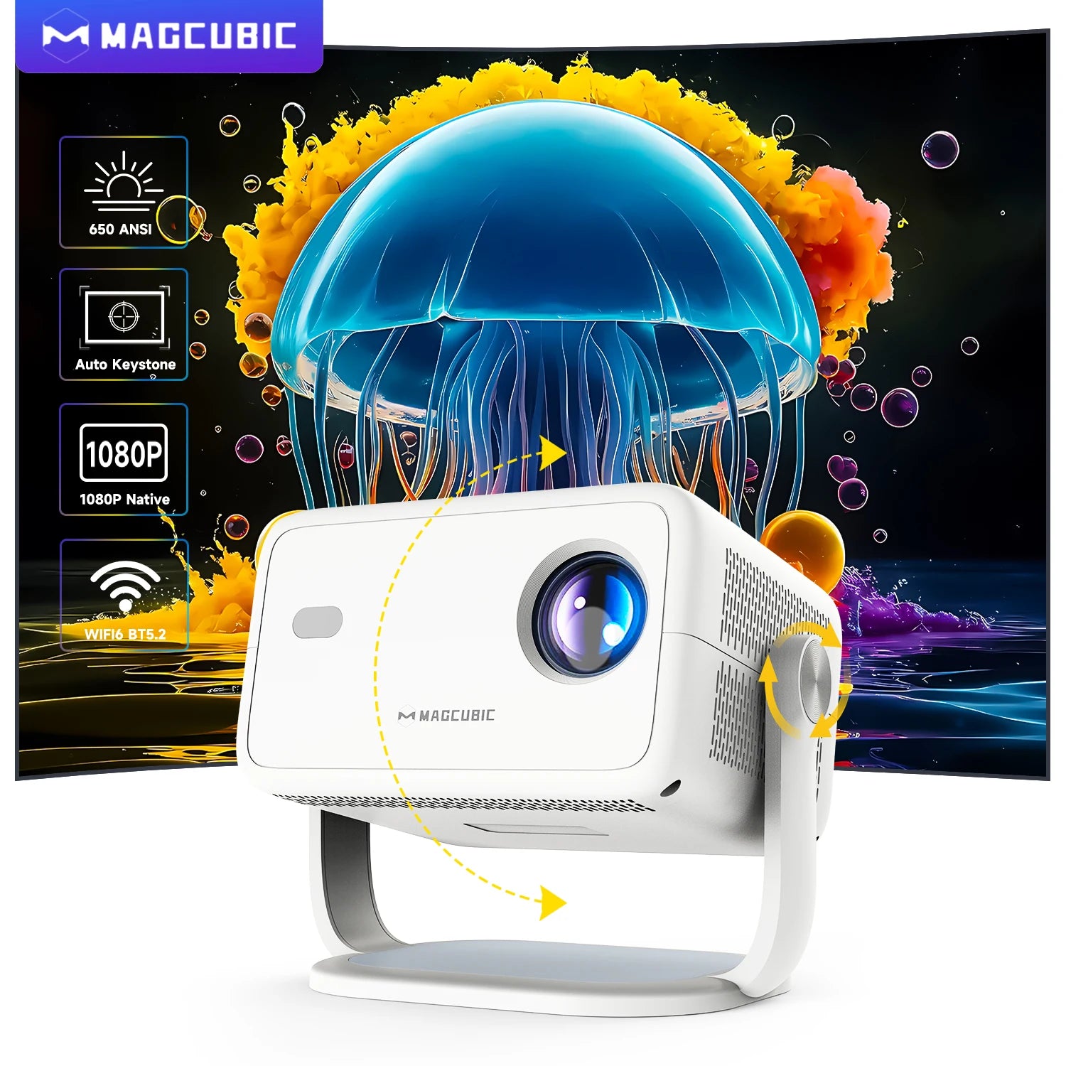 Portable 1080P Led Projector - TopTrendingCart.com