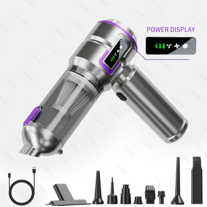 Mini Car Vacuum Cleaner 998000PA Cordless Powerful Portable Car Vacuum Cleaner for Home Handheld Blower Car Cleaner