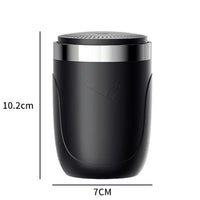 Car Ashtray with Lid | Lining & LED Light | TopTrendingCart