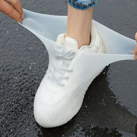 Reusable Waterproof Rain Shoes Covers Silicone Outdoor Rain Boot Overshoes Walking Shoes Accessories Reusable Shoe Cover 1Pair - TopTrendingCart.com