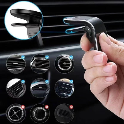Magnetic Car Phone Holder Metal Stand - TopTrendingCart.com