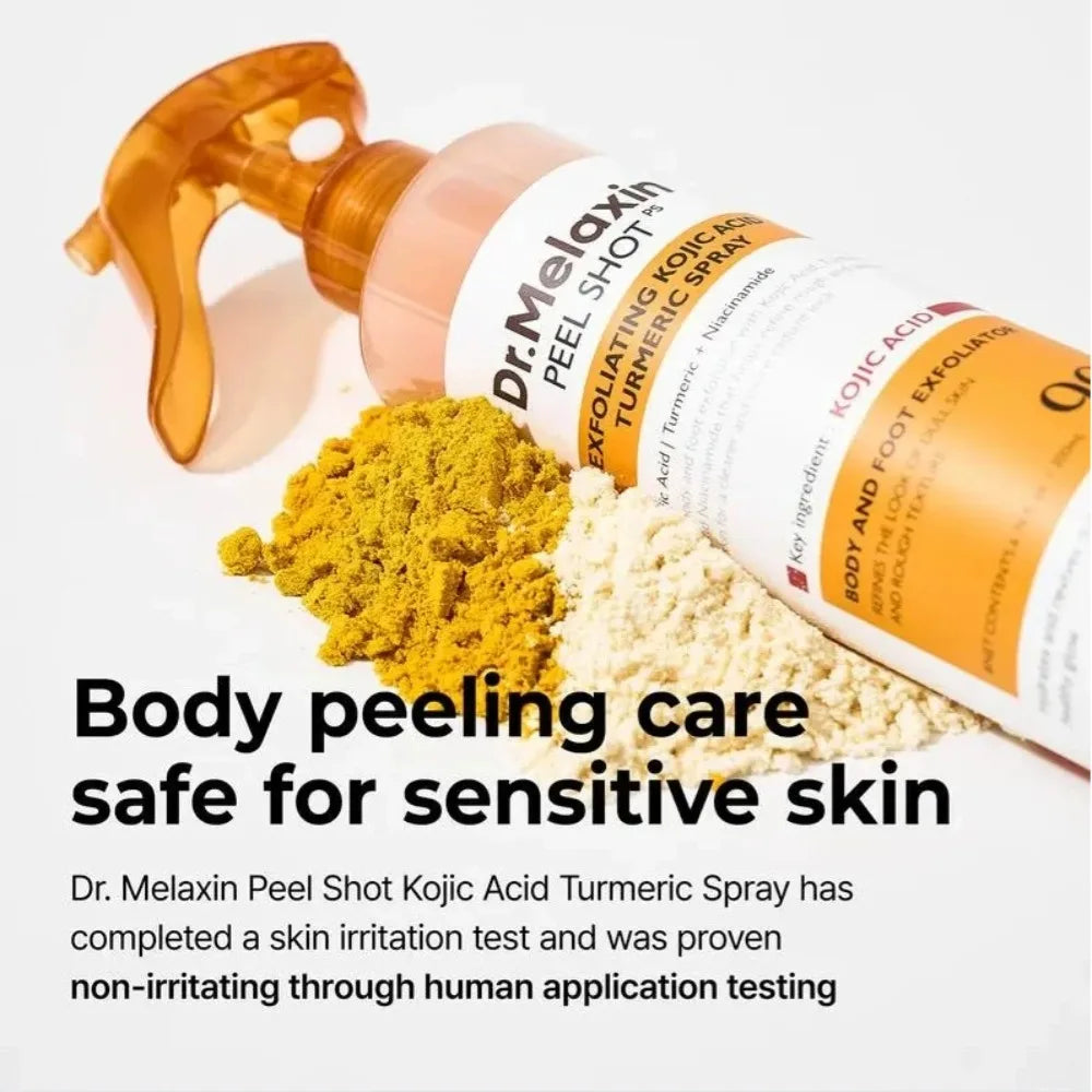 Body Spray Exfoliating Kojic Acid Peeling Shot Tightening Skin