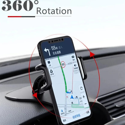 360 Rotatable Car Phone Holder Universal Cell Phone Stands Car Rack Dashboard Support for Auto Grip Mobile Phone Fixed Bracket - TopTrendingCart.com