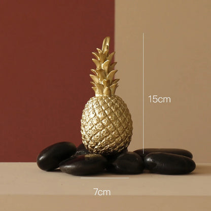 Creative Nordic Gold Pineapple Sculpture Ornament - TopTrendingCart.com