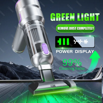 Mini Car Vacuum Cleaner 998000PA Cordless Powerful Portable Car Vacuum Cleaner for Home Handheld Blower Car Cleaner