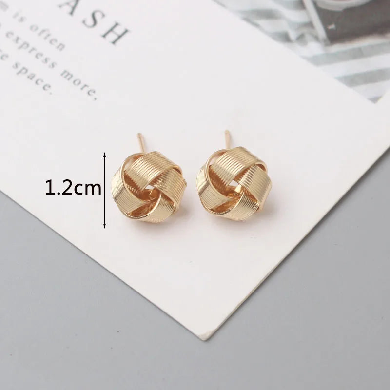 Tiny Metal Stud Earrings - TopTrendingCart.com