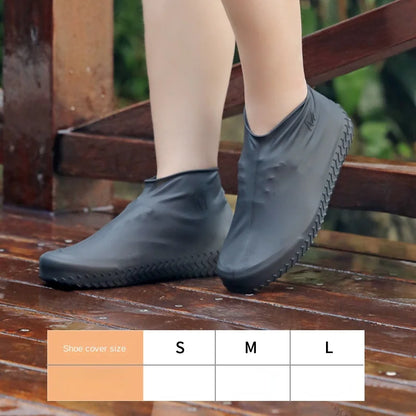 Reusable Waterproof Rain Shoes Covers Silicone Outdoor Rain Boot Overshoes Walking Shoes Accessories Reusable Shoe Cover 1Pair - TopTrendingCart.com