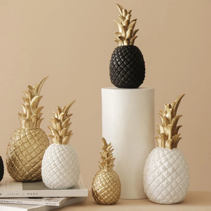 Creative Nordic Gold Pineapple Sculpture Ornament - TopTrendingCart.com