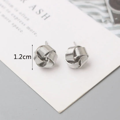 Tiny Metal Stud Earrings - TopTrendingCart.com