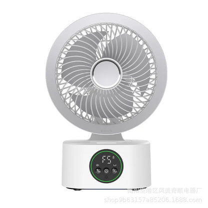 Smart USB Household Air Circulation Fan Outdoor Desktop Shaking Cooling Fan Office Dormitory Student Portable Silent Table Fan