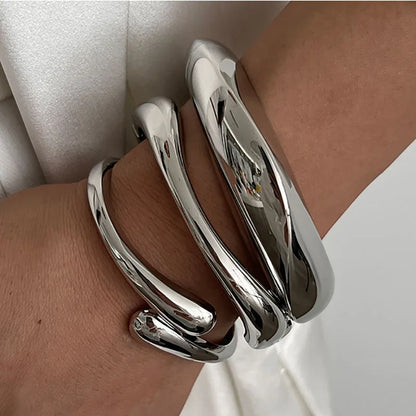 Vintage Hip Hop Metal Cuff Bangles - TopTrendingCart.com