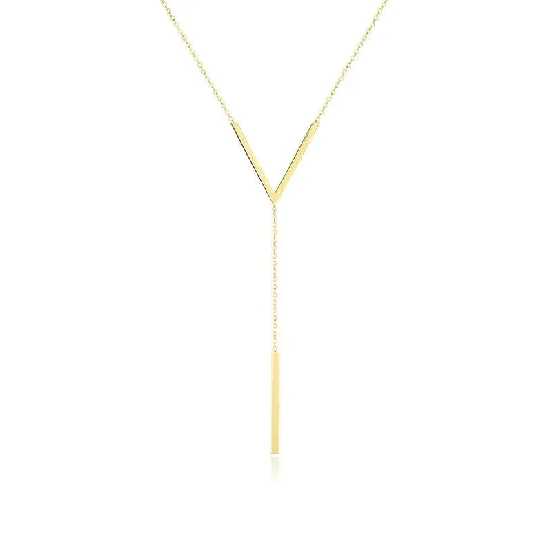 V-shaped Long Sexy Clavicle Necklace - TopTrendingCart.com