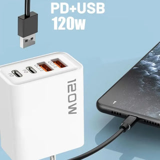 4 Port Fast Charger |  120W Fast Charger | TopTrendingCart