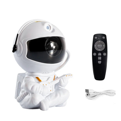 Remote Control Astronaut Galaxy Projector Starry Projection Galaxy Theme Star Projector Ceiling Mount LED Light Source - TopTrendingCart.com
