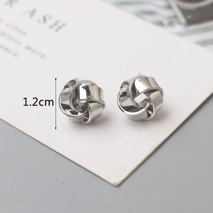 Tiny Metal Stud Earrings - TopTrendingCart.com