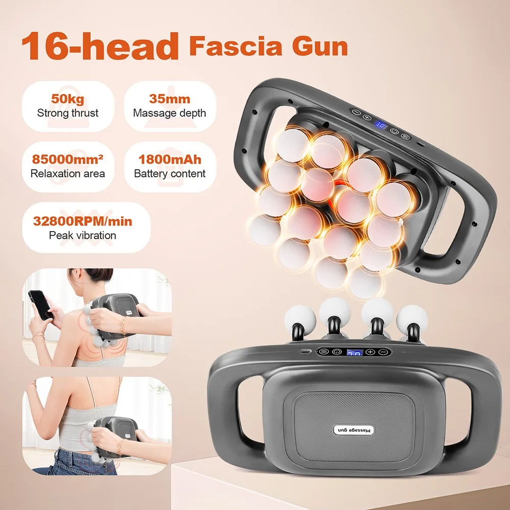 16 Head Deep Tissue Massager