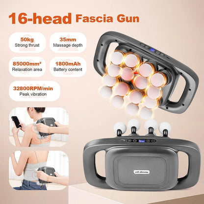 16 Head Deep Tissue Massager