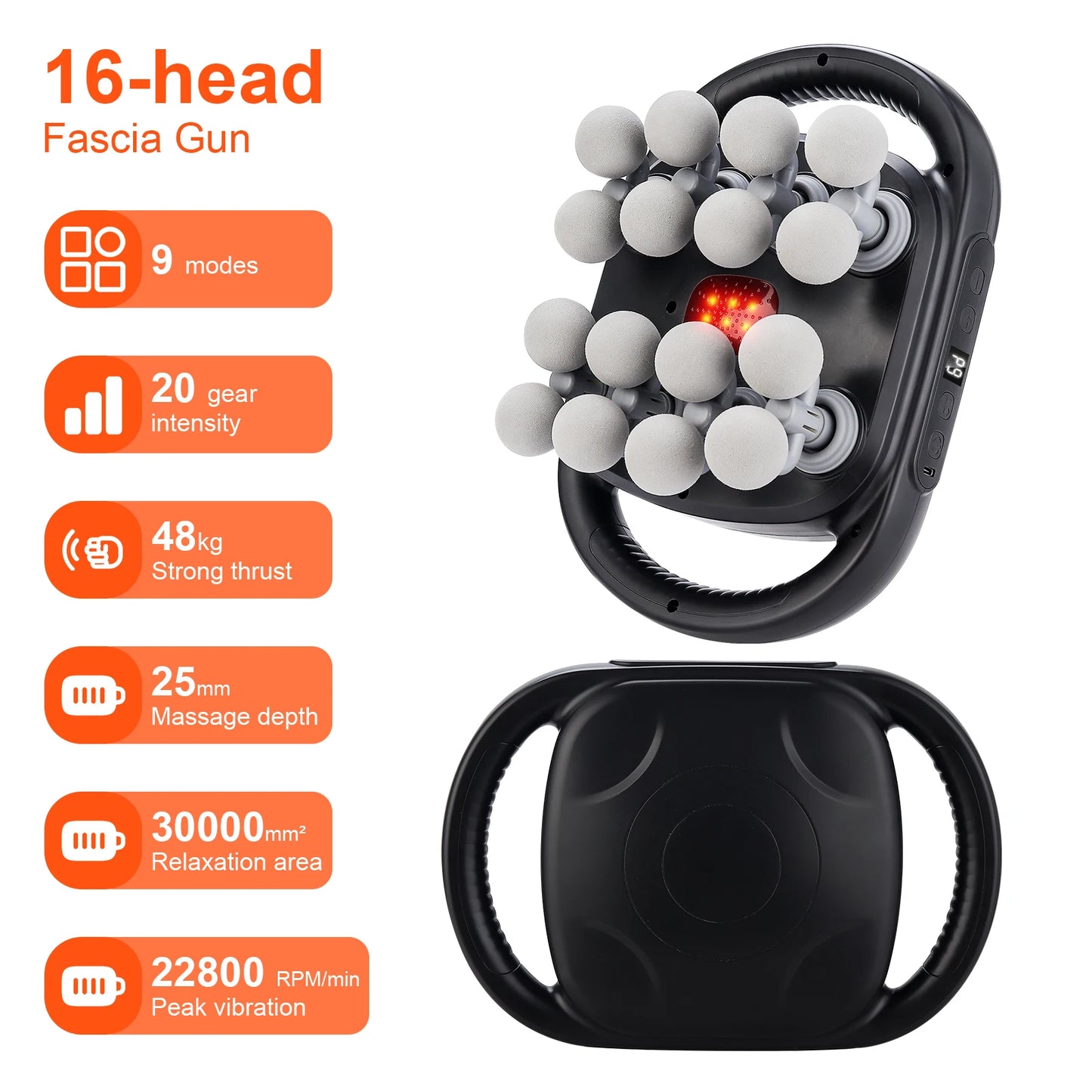 16 Head Deep Tissue Massager